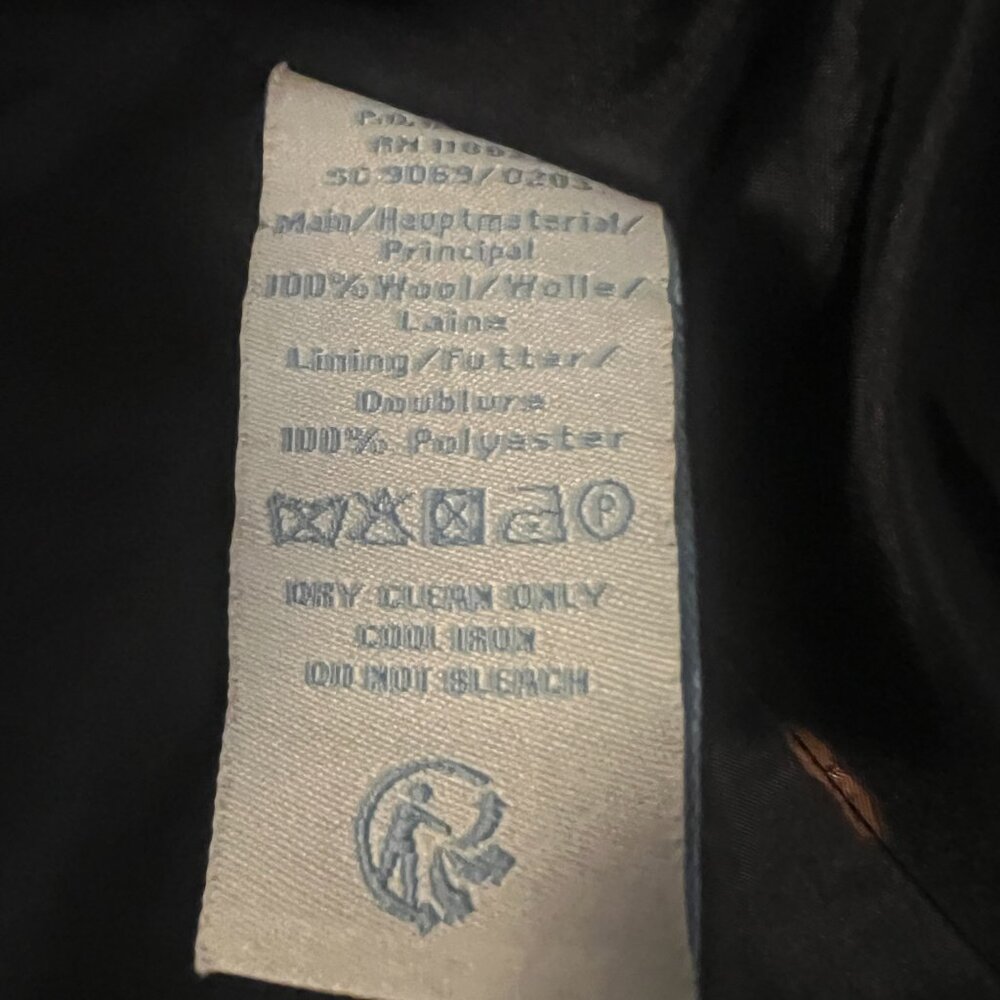 Boden British Tweed by Moon Gray Wool Herringbone Blazer 4P - Picture 7 of 7